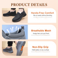 💥Christmas Sale 50% OFF👟✨ Men's Orthopedic Breathable Slip-On Sneakers - Arch Support with Memory Foam Insoles for All-Day Comfort 🏃‍♂️💨