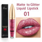 🔥Last Day Sale  55% OFF - Diamond Lip Gloss Matte To Glitter Liquid Lipstick🎁