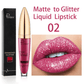 🔥Last Day Sale  55% OFF - Diamond Lip Gloss Matte To Glitter Liquid Lipstick🎁