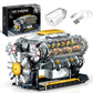 Engine Model Building Blocks Set-, easy to assemble and easy to operate, festival gifts, birthday/Christmas, Halloween, Thanksgiving, New Year gifts