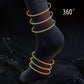 Men's Anti-Odor Graphene Crew Socks - 5 Pairs/Set