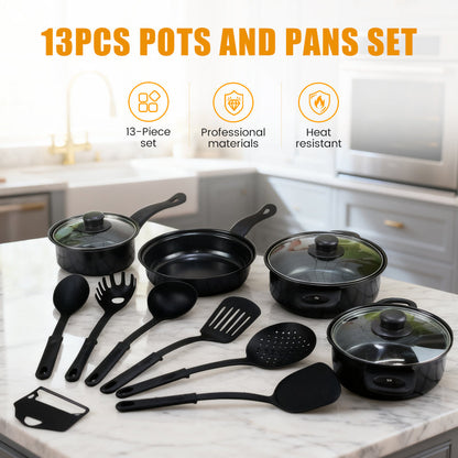 13PCS Pots and Pans Set