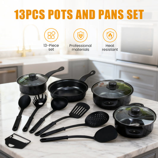 13PCS Pots and Pans Set