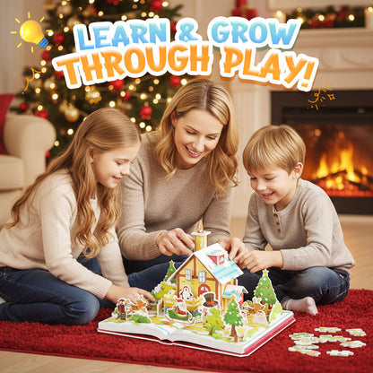 ⏰Black Friday Countdown! 🔥🧩3D DIY Christmas Puzzle Set 💥Direct 50% Off and Stock Alert, Grab It Now or Regret Later!
