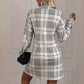 💥Christmas Sale 50% OFF👗French-Inspired Plaid A-Line Dress ✨The perfect holiday party dress! Elegant & festive for Christmas events🌟
