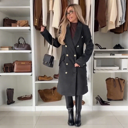 🎄Christmas Sale 50% OFF🧥Women’s Classic Double Breasted Coats