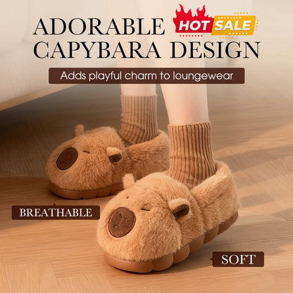⚡Black Friday Flash Deal! 🐾Warm Indoor Non-Slip Capybara Slippers🔥Stock Alert, Grab It Now or Regret Later!