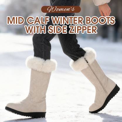 💥Black Friday Blowout! Women's Mid Calf Winter Boots🔥 Super Sale, Miss It & Wait Till Next Year!