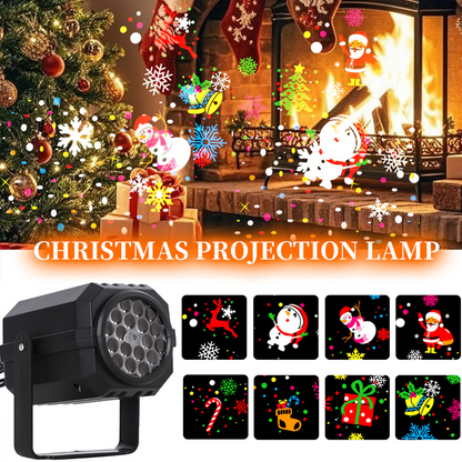 🎄Christmas Sale 60% OFF🔥30K+SOLD!!🔥 Rotating LED Christmas Projector Light - 8 Festive Patterns & Weatherproof, Perfect for Outdoor Holiday Decor ✨
