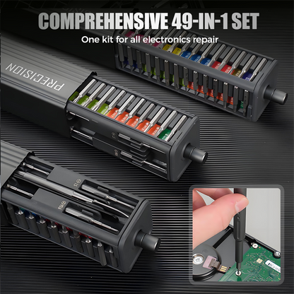 🔥Black Friday Blowout! 🛠️ 49-in-1 Pro Screwdriver Set: Conquer 99% of screws worldwide! 🚀 Your all-in-one solution for electronics, appliances, and DIY projects💥Stock Alert & Direct 50% Off, Grab It Now or Regret Later!