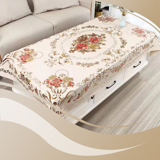 💥Christmas Sale 50% OFF⏰💐 Waterproof Oilproof Floral Tablecloth--Stain-Proof & Easy-Clean Design✨