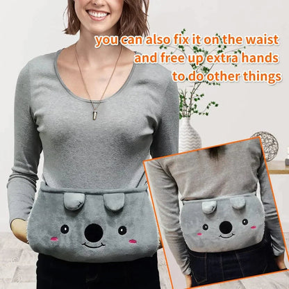 📢📢50 % OFF !!🔥🔥30K+SOLD!!🎅🫙Plush Hot Water Bottle Belt For Refilling-Hands-Free Warmth & Effortless Use✨✅