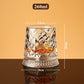 📢📢50 % OFF !!🎅360° Rotating Whiskey Glass Tumbler🍺