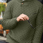 💥Limited Time 50% OFF🧥Men’s Textured Stand Collar Pullover Sweater | Premium Texture & Cozy Warmth🌟