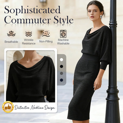 🌟 Limited Time 50% OFF💃Women’s Elegant Waist-Cinching Slimming Dress | Elegant Fit & Figure-Flattering Silhouette✨