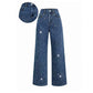 🔥🔥 Limited Time 50% OFF 👖Women’s Stylish Rhinestone Embellished Jeans | Trendy Fit & Dazzling Design🔝
