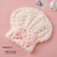 Quick-drying fleece swim cap – New princess design with bow