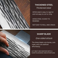 🔪JUWIL Premium Carbon Steel Cutlery – Handmade Serbian Hacka for Kitchen, Grill & Outdoor