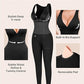 🎉Last Day Promotion 49% OFF💞Deep V Shapewear with Chest Support Breathable High-Waisted Tummy Control Jumpsuit