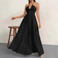 💃New Arrival 50% OFF!!✨Halter Neck Backless Tiered Maxi Dress