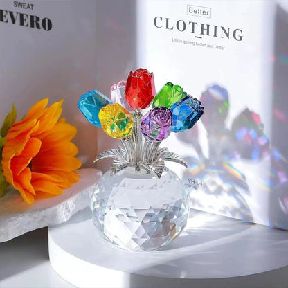 Eternal Crystal Rose – Luxury Sparkling Flower That Never Fades ✨