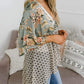 🔥Summer Hot Sale-50% Off!!✨Women's Floral Kimono Ruffle Sleeve Tie Cardigans Flowy Boho Loose Cover Ups