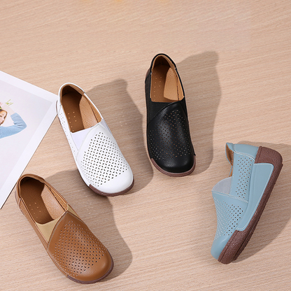 👟2026 New Arrival👟Slip-On Wedge Shoes with Breathable Holes – Step in Comfort & Elevate Your Look! ✨