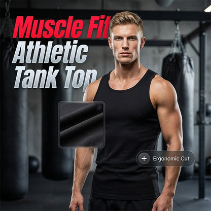 🔥Hot sale＆Only 13.99!!!Men's Athletic Fit Tank Top