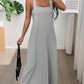 📢📢50% OFF !! ⏰Two-Piece Style Tank Maxi Dress with Side Cut-Outs