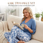 🔥LAST DAY 50% OFF ☀️🛍️Women's V-Neck Blouse & Printed Wide-Leg Pants Set