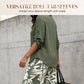 🔥LAST DAY 50% OFF ☀️🛍️Women's V-Neck Blouse & Printed Wide-Leg Pants Set