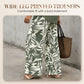 🔥LAST DAY 50% OFF ☀️🛍️Women's V-Neck Blouse & Printed Wide-Leg Pants Set