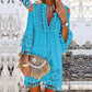 🏖️Summer Hot Sale 50% OFF🏝️Women's Cotton Linen Embroidered Dress | Breathable Loose-Fit Summer Midi Dress with UV Protection (S-5XL)