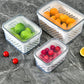 ⏰️SUMMER HOT SALE⌛️3PCS Fruit Storage Container Set for Fridge with Removable Colander