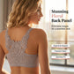 Elegant Rose Lace Back Bra with Easy Front Clasp