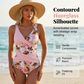 Women's Tummy Control Wrap One-Piece Swimsuit