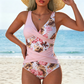 Women's Tummy Control Wrap One-Piece Swimsuit