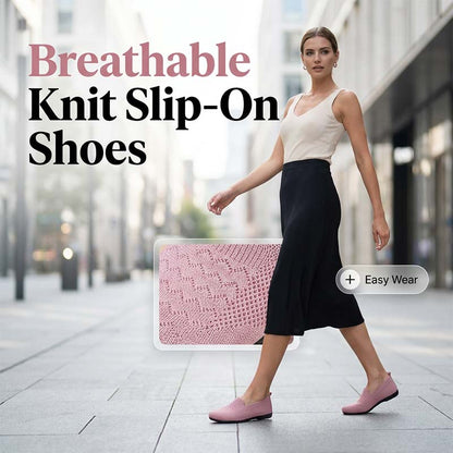 Women's Casual Breathable Knit Slip-On Shoes