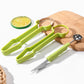 🍉🔪 3-in-1 Stainless Steel Fruit Scooper Set | Scoop, Carve, and Core – Pay on Delivery ✨✅