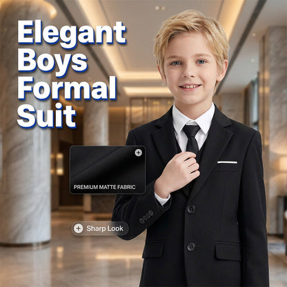 Children’s Notch Lapel Formal Suit Set