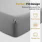 Breathable Solid Color Cooling Bed Sheet Set