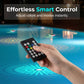 Solar-Powered Floating Pool Light with Remote