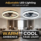 🌀🔇💡 LIMITED-TIME 68% OFF! Modern Quiet Ceiling Fan with LED Light – Ultra-Low Noise, Dimmable Brightness, Sleek Design – Perfect for Bedrooms, Living Rooms & Home Offices 🛏️✨