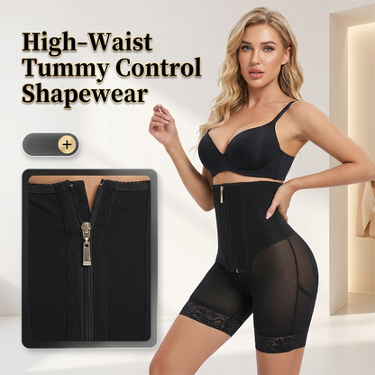 Women's Zip-Up High-Waist Tummy Control Shapewear
