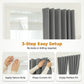 Portable Blackout Blind 🛏️🌙 – No Drill, Triple Weave, Thermal, Scalloped Edge