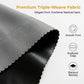 Portable Blackout Blind 🛏️🌙 – No Drill, Triple Weave, Thermal, Scalloped Edge