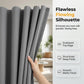 Portable Blackout Blind 🛏️🌙 – No Drill, Triple Weave, Thermal, Scalloped Edge