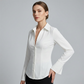 🎁New arrival 50% OFF💥Women’s Structured Waist Button-Down Shirt