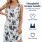 Women's Casual Printed Spaghetti Strap Sleeveless Dress