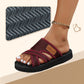 👣New Arrival 50% OFF! ☀️Women’s Stylish Crossband Slide Sandals Soft Cushion, Non-Slip Sole, Breathable, Perfect For Summer Beach, Pool & Daily Casual! 🌊☀️🌸